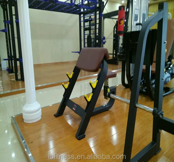 Commercial Professional Gym Equipment Biceps Preacher Bench/ scott bench