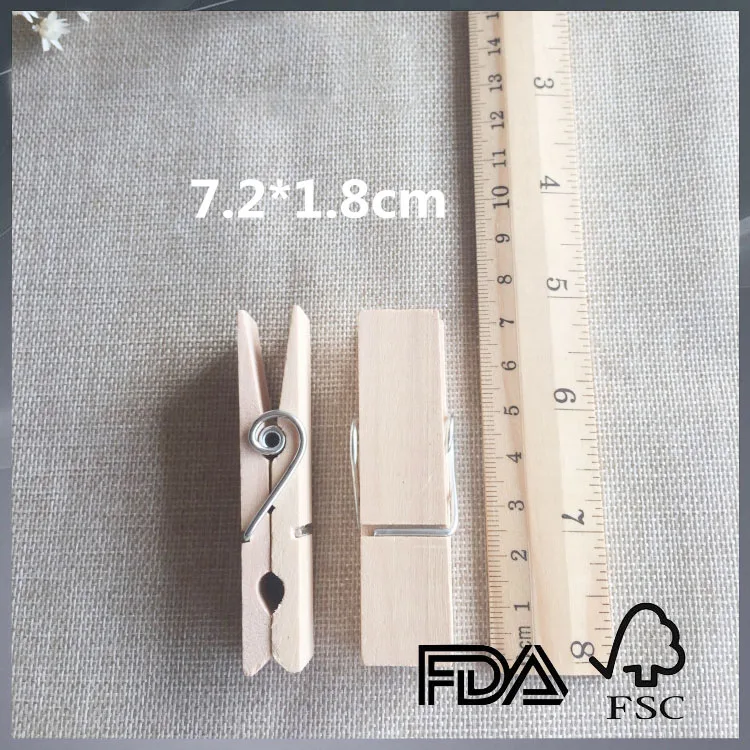 Difference size wooden clothes pin wooden peg wooden clip