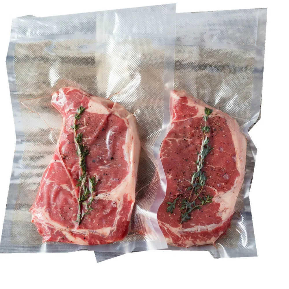 Vacuum sealer bags and vacuum roll for food storage bag frozen food packaging