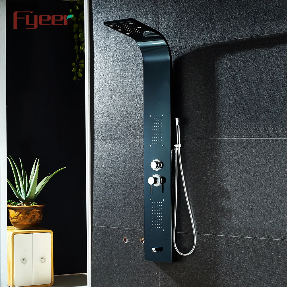 
Fyeer 2018 New Wall Shower Panel with LED Lights 