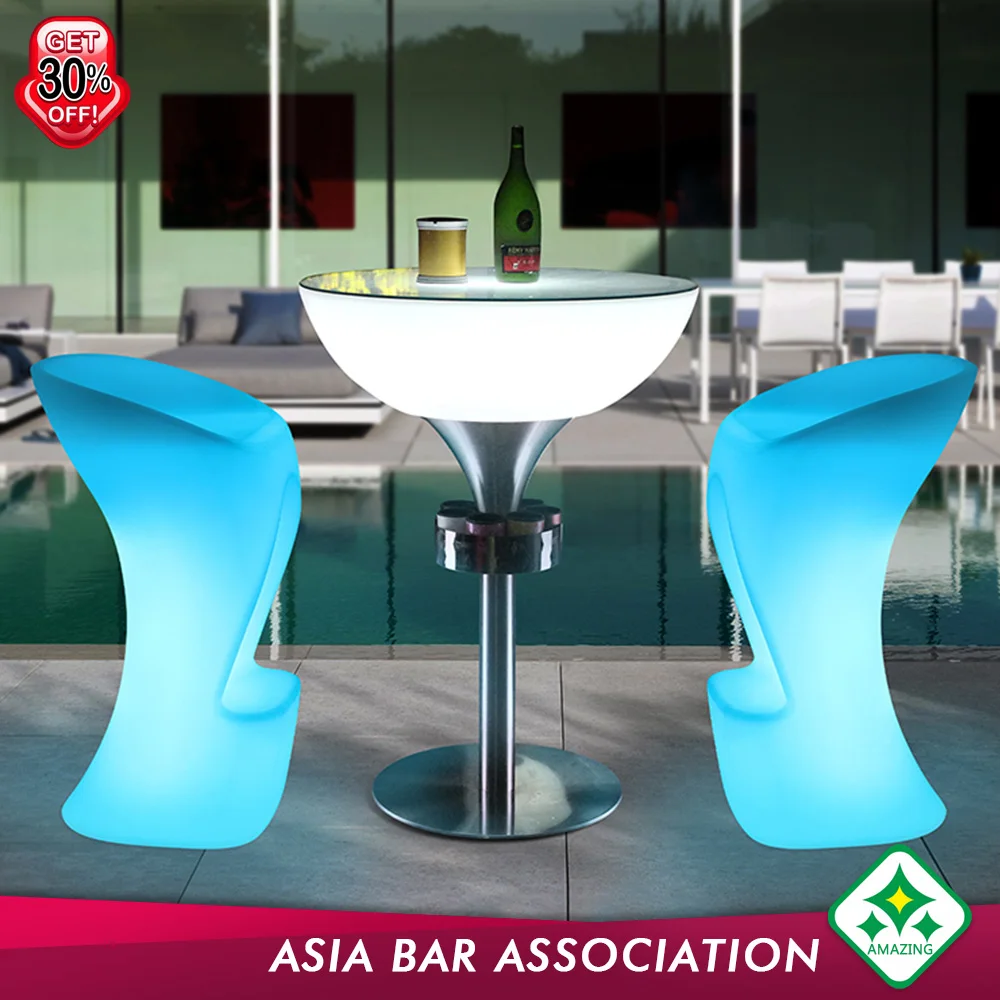 
Modern light up Bar Table night club furniture 