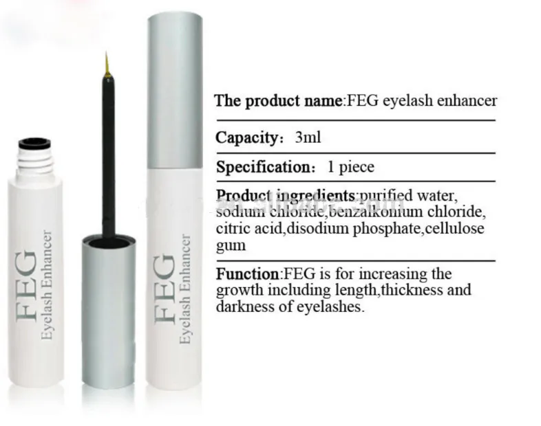 FEG Eye Brow Eyebrow Enhancer Boost Grow Liquid Lash Growth wholesale eyebrow Serum private label promotes natural lash growth
