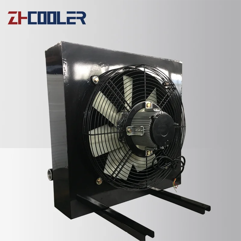 Plate Fin Type Automatic Transmission Oil Cooler with Hydraulic Fan