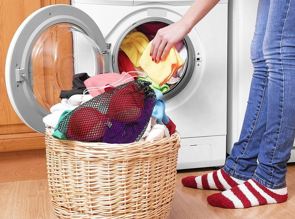 nylon mesh packaging bags, nylon bags for sports  beach laundry, nylon drawstring bags