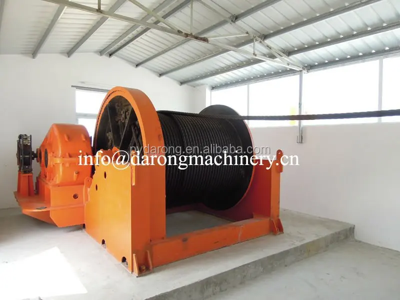 Mine sinking shaft winch 10ton lifting machine