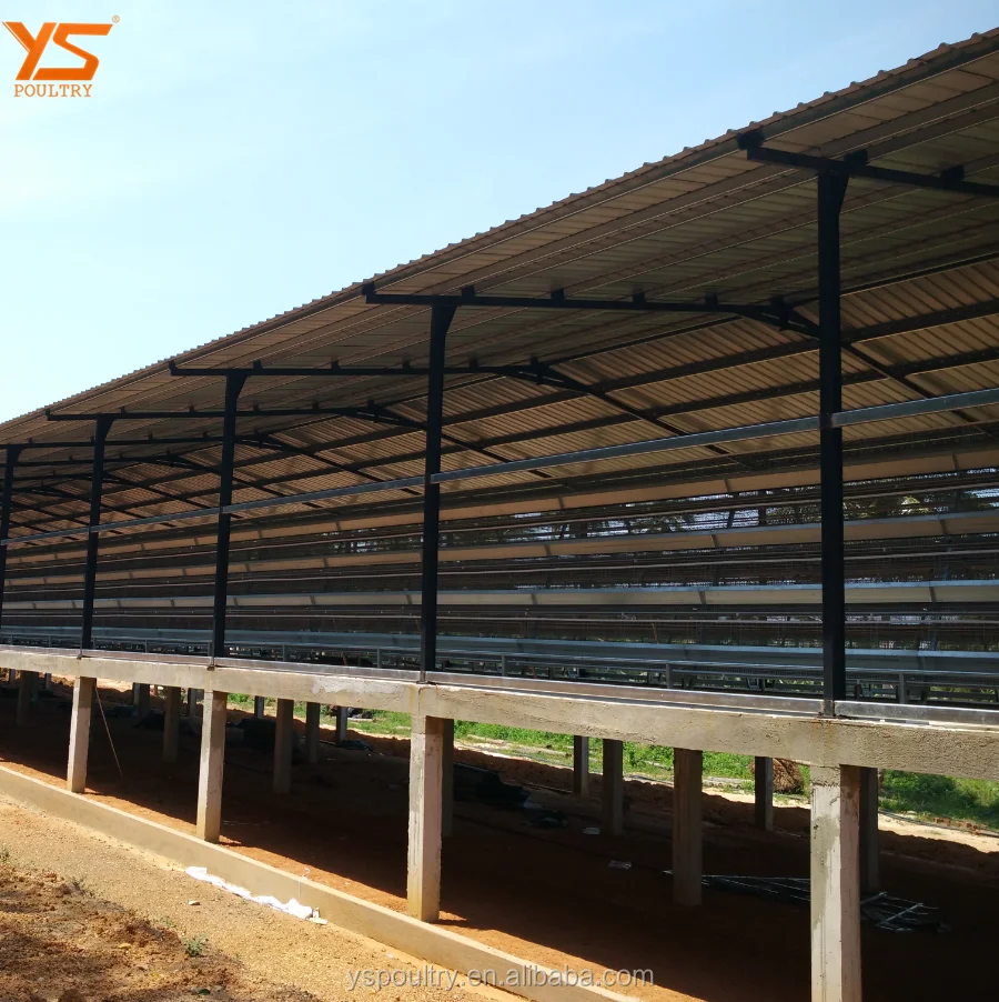 Elevated Chicken House /Two Floors Poultry House Design