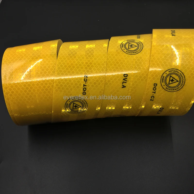 Yellow Color DVLA Reflective Tape for Trailers