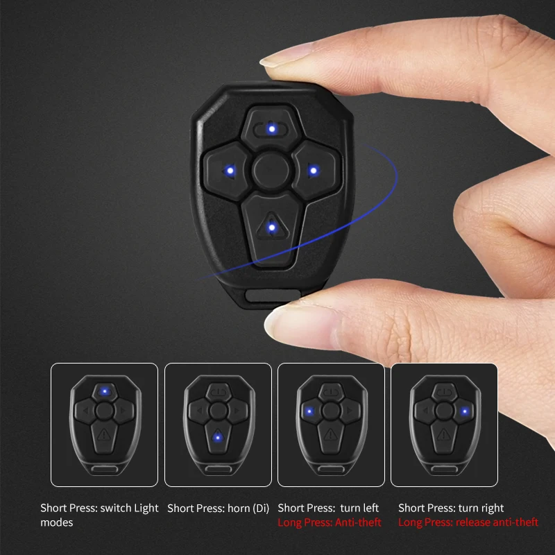 USB Rechargeable Front Bicycle Light Lithium Battery LED Bike Alarm Cycling Light Lamp Mount Bicycle Accessories