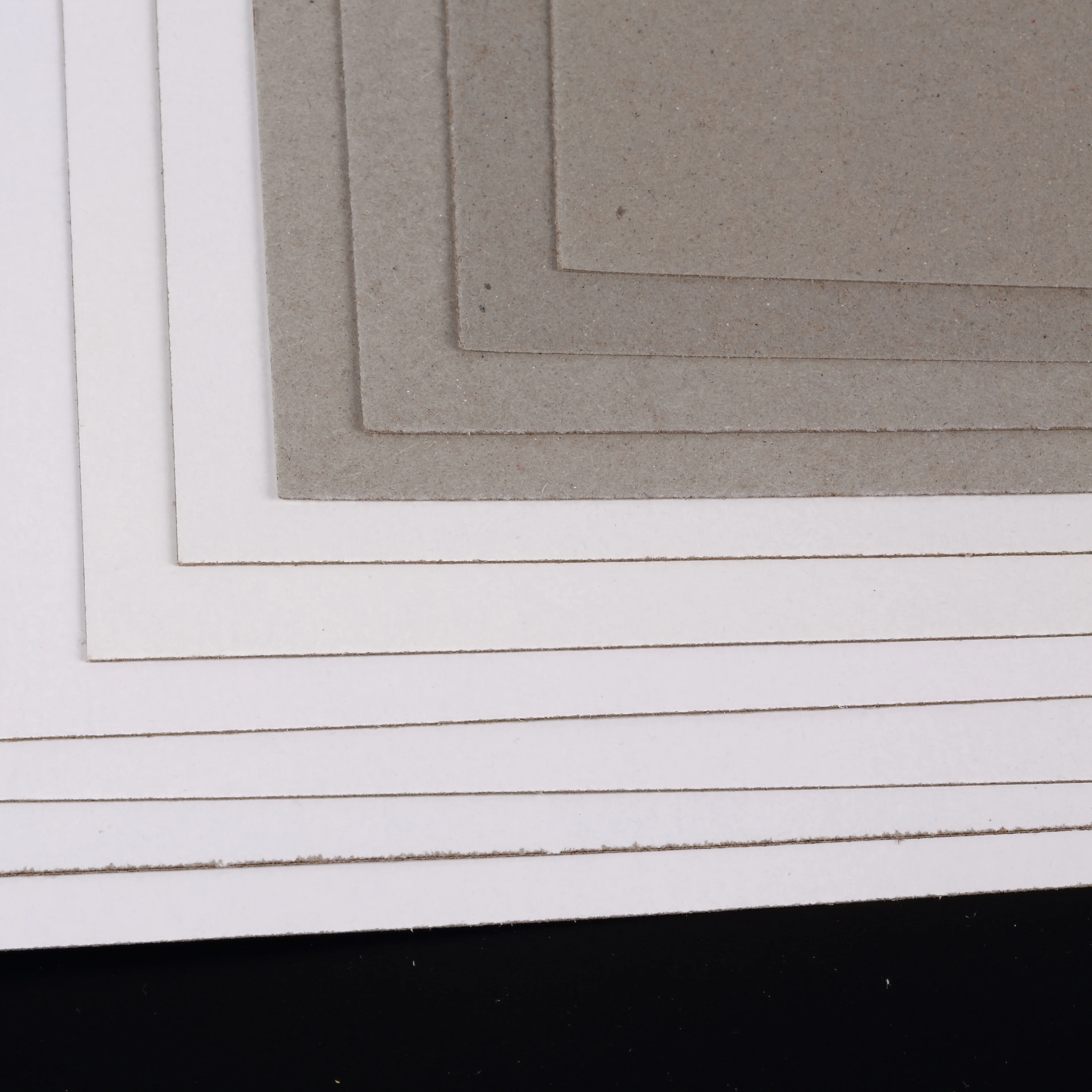 
250gsm 300gsm 400gsm 500gsm Duplex Raw Rolling Paper King Size Slim White Grey Back Paper Board With Factory Price 