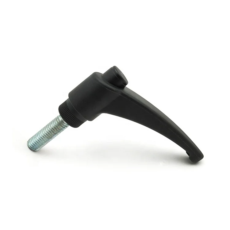 M10*80  black plastic thread clamp lever handle