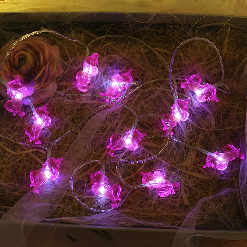 linhai Decoration lighting Unicorn Theme Party Unicorn Birthday Party Supplies Pack unicorn party supplies 3d fairy string light