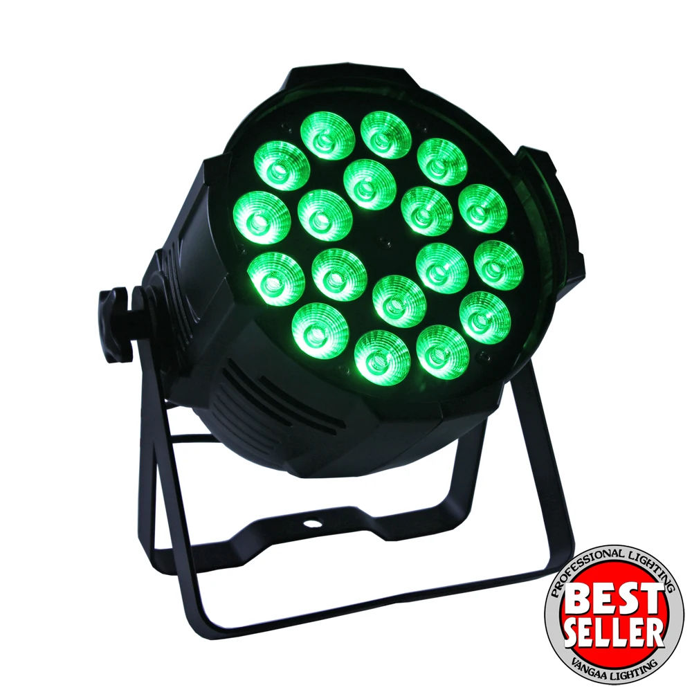VanGaa Popular 18pcs 15W RGBWAUV 6-in-1 Indoor 18 18w led par light