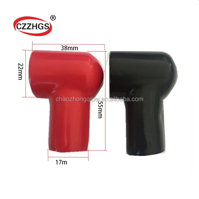 Truck bus battery terminal insulated soft rubber cover