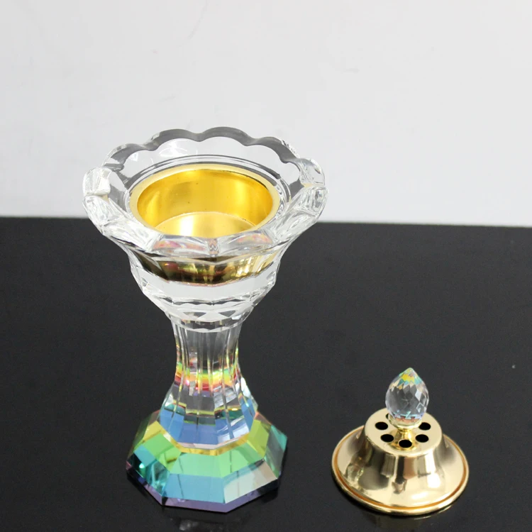 Wholesale fancy arabic crystal incense burner censer