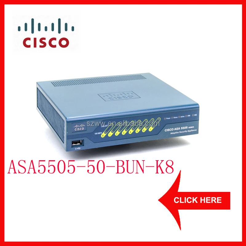 cisco network firewall security appliance ASA5505-50-BUN-K8