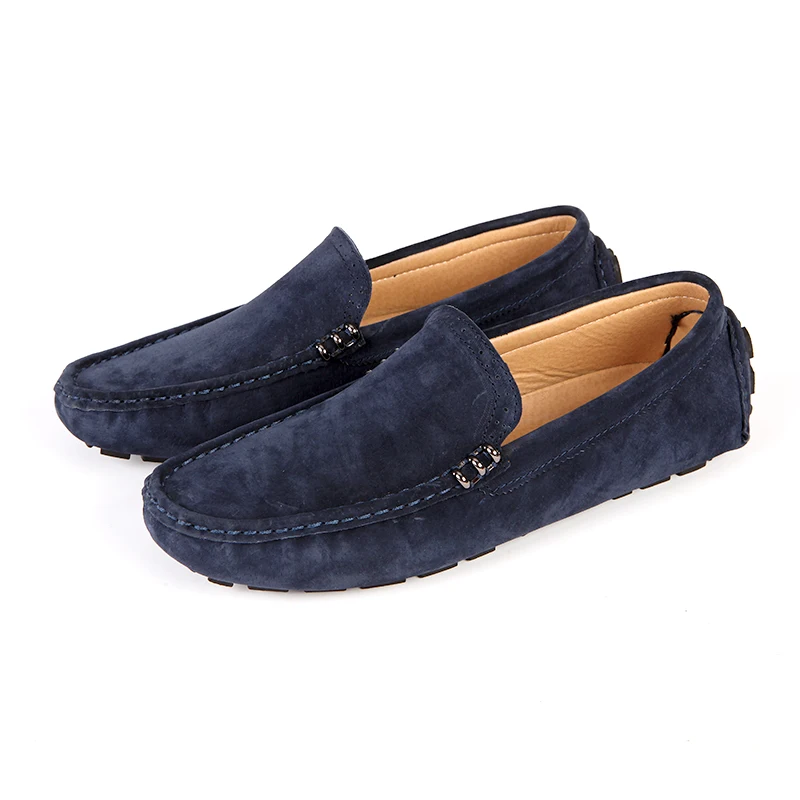 Мокасины мужские на резиновой подошве, лоферы, обувь для вождения