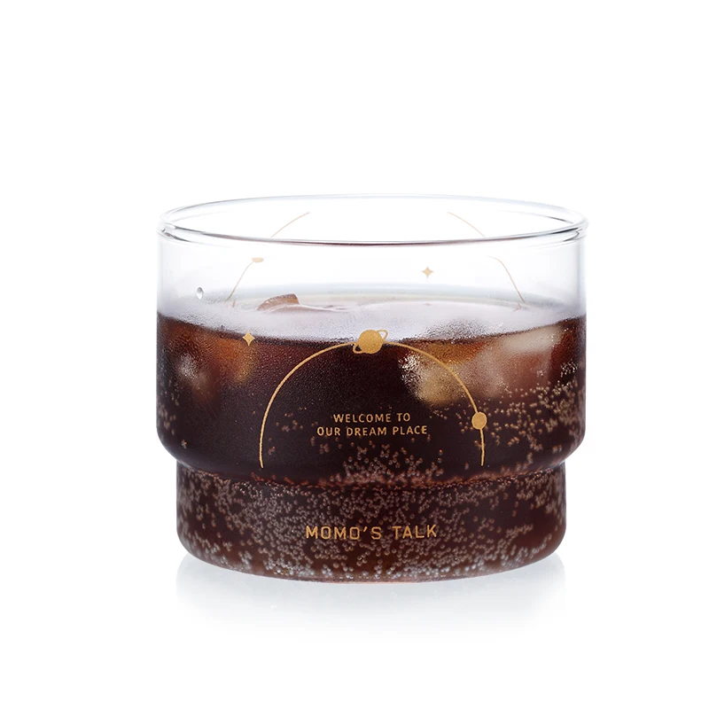 
Drinking Water cup glass reusable coffee tea ice cream beer glasses cups set tea drinking tumbler wine manufacturer 