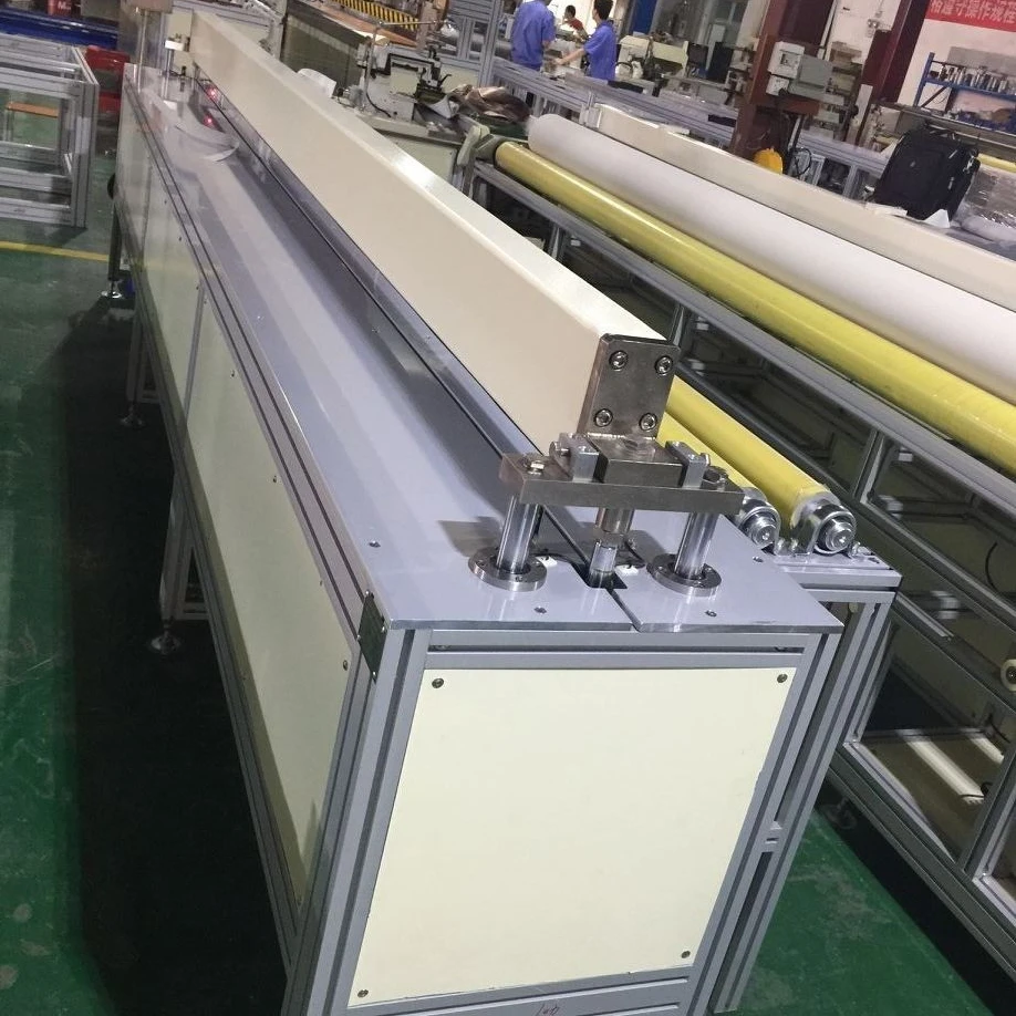 
3.2M Roller blinds cold blade cut machine zerbra blinds cut table 
