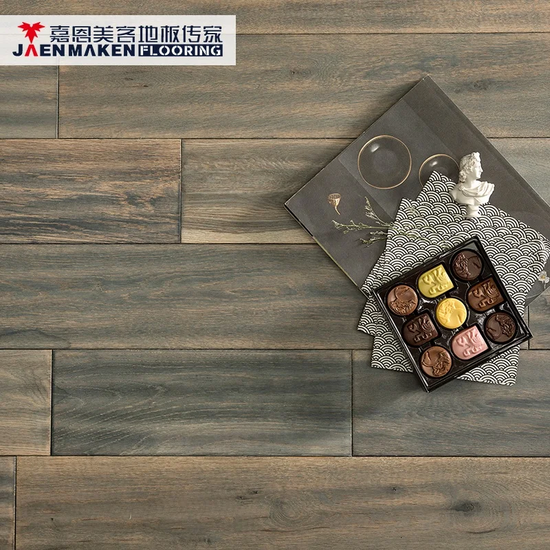 Hardwood Parquet Flooring New Arrival China Oak Solid Factory White Indoor 18mm