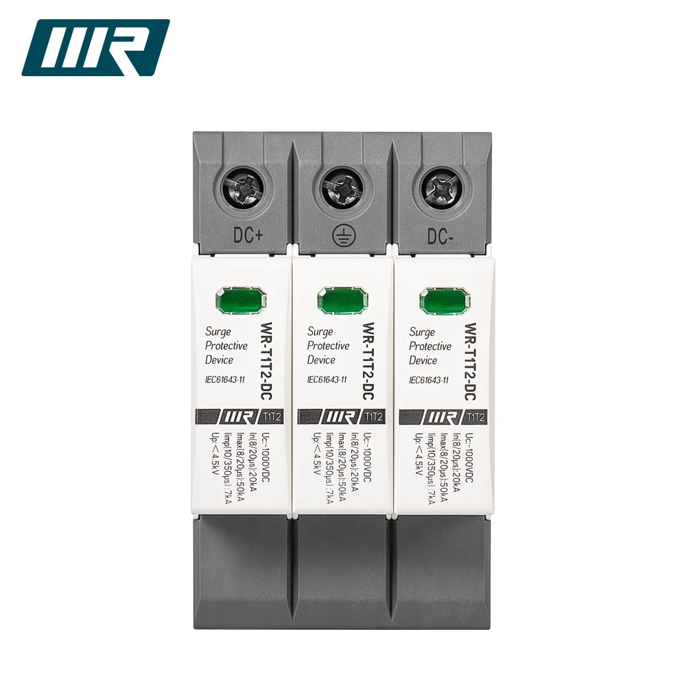 WRDZ New Solar Lightning Suppressor Electrical Surge Protective Device