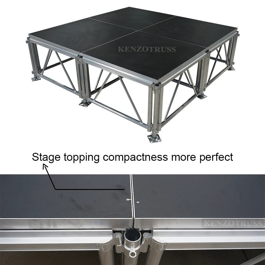 Cheap Wooden Mobile Aluminum Alloy Portable Stage Platform