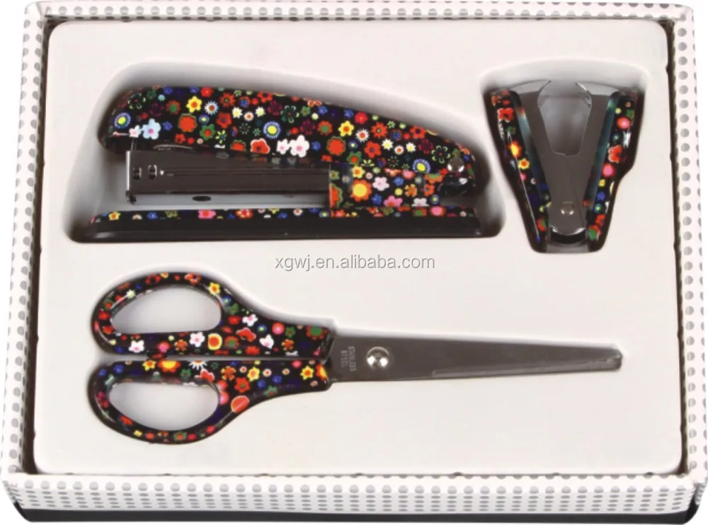 
 Прямая продажа с фабрики 4 шт. с цветочным принтом канцелярских товаров продукт набор  