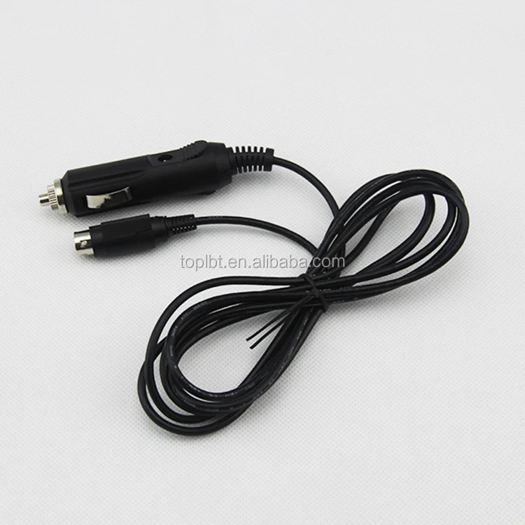 Customized 12V Car Cigarette Lighter Mini Din DC Plug Charger Cable for TV to 4 Pin CN;GUA LBT- Din-charger LBT