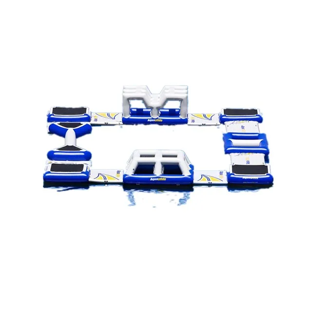 outdoor floating water world Professional giant inflatable Aqua Adventure Epic Waterpark inflatable floating water park for sale