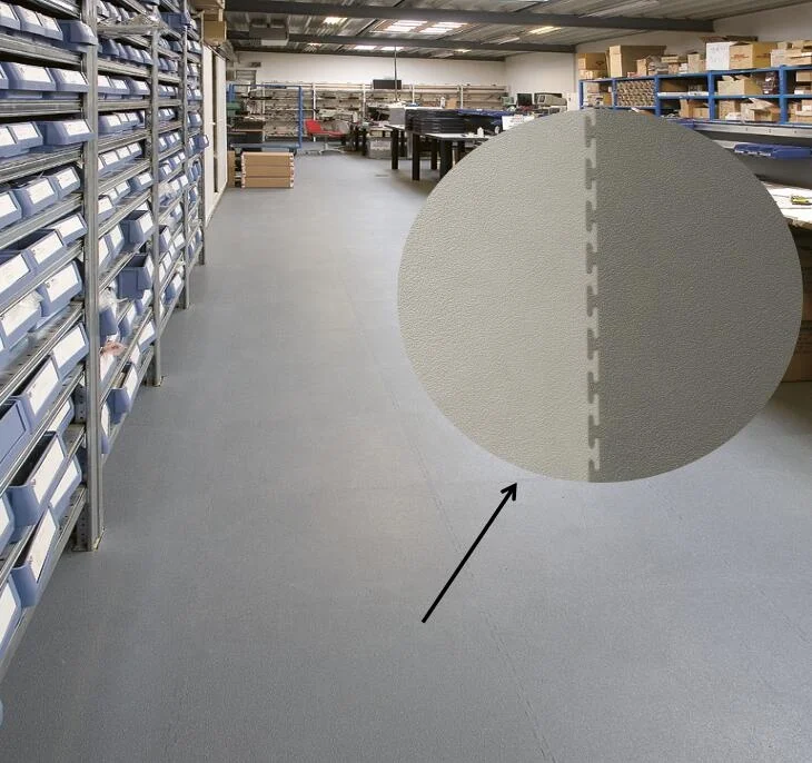 Easy Install Interlocking PVC Garage Floor Tiles, ESD pvc interlocking floor tile, pvc tile for floor