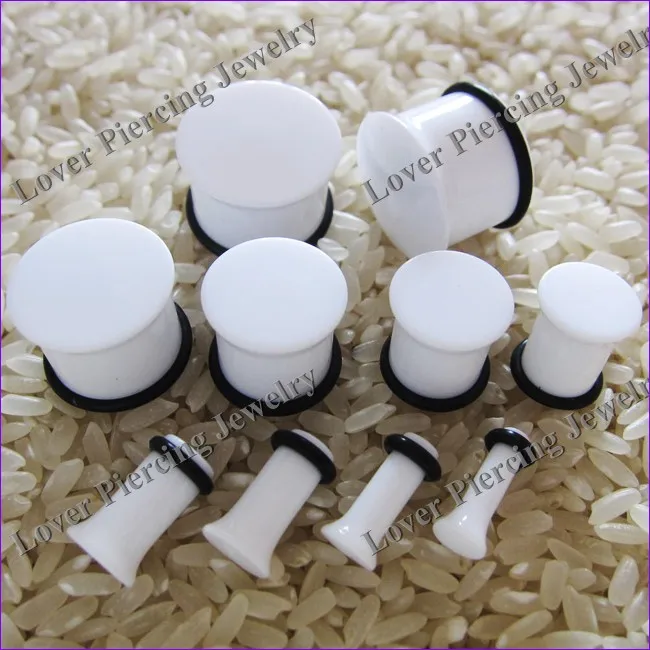[UV-SF033] Popular UV Acrylic Ear Piercing Single Flared Ear Plugs