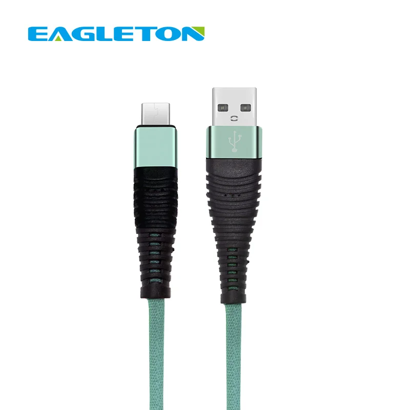 High quality fast type c charging two way usb cable