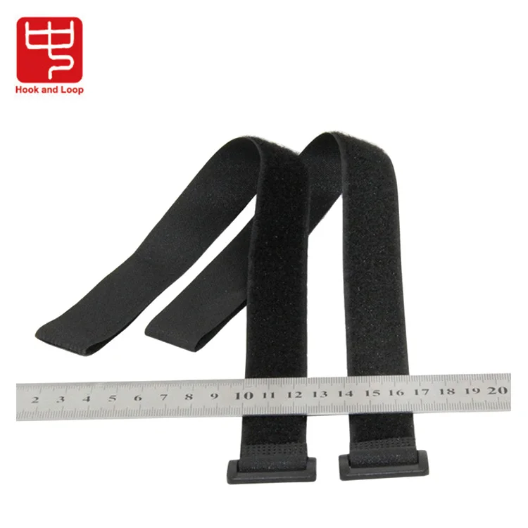Wholesale colorful nylon adjustable hook and loop strap