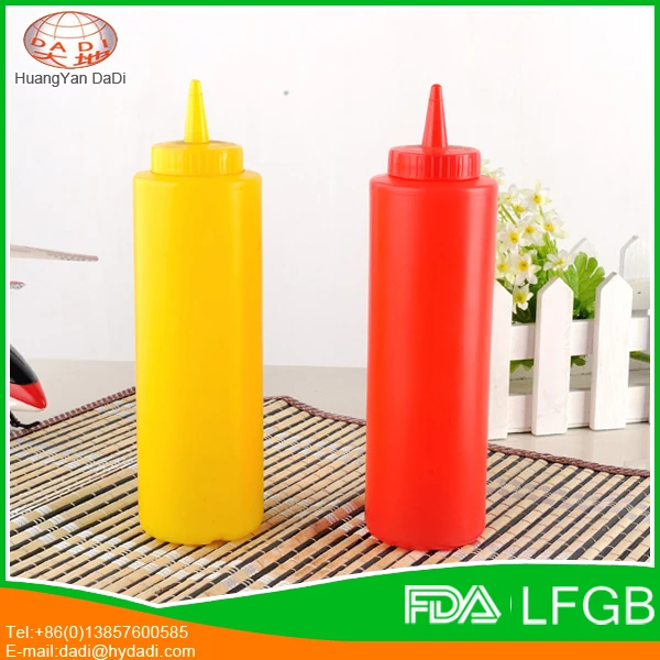 Best selling BPA free squeezable plastic ketchup bottle with low price