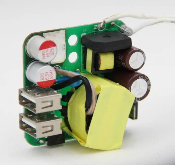 Изготовленный На Заказ 230v AC USB DC 5v Pcb плата для зарядного устройства мобильного 2.4amp 18 Вт 3A 20w