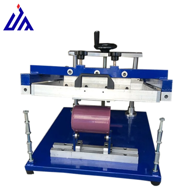 Ручная изогнутая трафаретная печатная машина для продажи