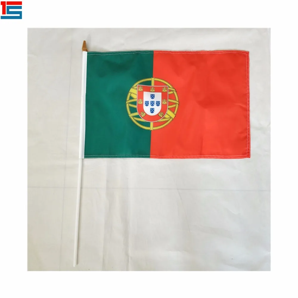 
 Праздничное украшение для дома и магазина, рекламный подарок, ручной флаг с вращением Португалии  