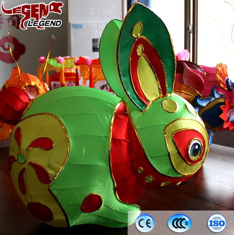 Chinese special traditional decoration rabbit lantern