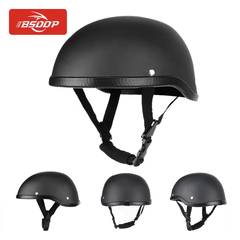 New motorcycle battery car half helmet summer male Prince retro little helmet