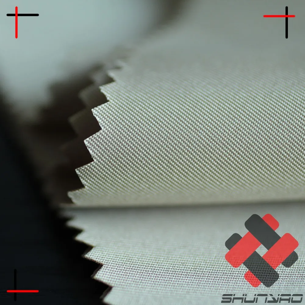 
100% Polyester multi filament twill gabardine fabric 