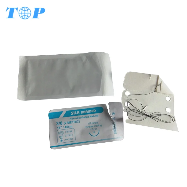 Nonabsorbable Surgical Silk Suture Thread