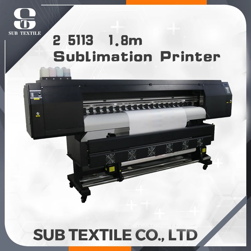 water based sublimation ink 1.8m with 2 printer head sublimation printer for textile