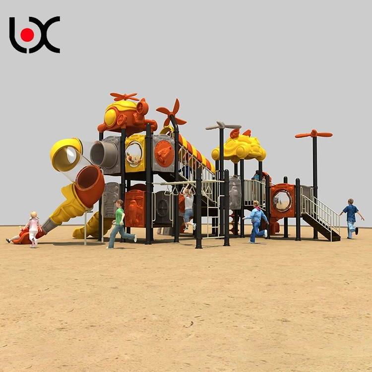 Hot sale large outdoor slide amusement park equipment
