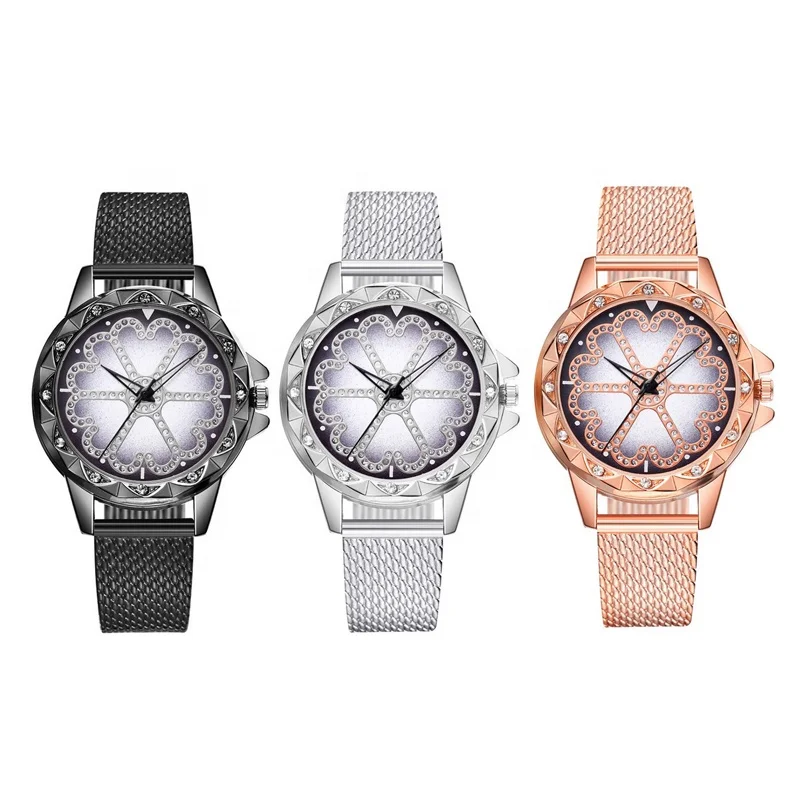 Fashion Bling Diamond Lady Womans Wrist Watch Womens Watches Top Brand Luxury