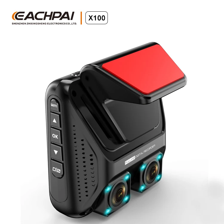 EACHPAI X100 Dash Cam Dual 1080P Night Vision Black Box DVR Car Camera WiFi GPS dashcam for taxi drivers