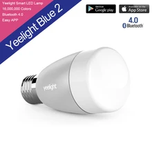 100% Original Xiaomi Mi Yeelight Smart II Bluetooth ii Remote Control Light E27 RGBW Color Smart Home illumination LED Bulb