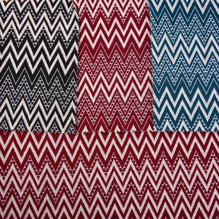 Новейшая трикотажная жаккардовая ткань, полиэстер, эластан, вискоза, онлайн образцы