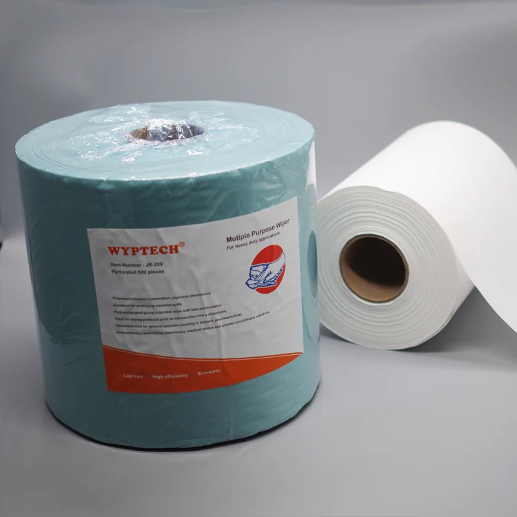 56 г/м2, Полиэстеровая целлюлоза Kimtech, салфетки для чистки, Рулон Бумаги Jumbo