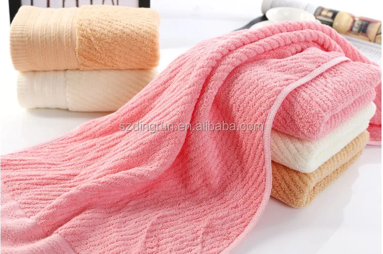 Alibaba China Factory 100% Cotton Luxury Hotel Towel Solid Color Towels High Quality