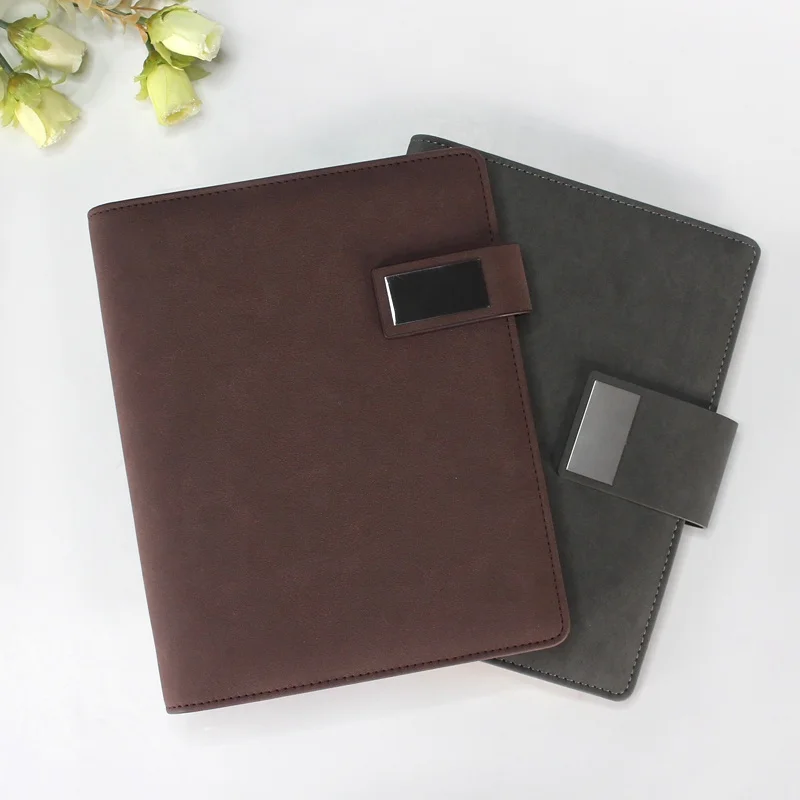 
Elegant Style Ring Spiral Pocket Inset notebook magnet closure for all kinds of Professions Careers Usage 
