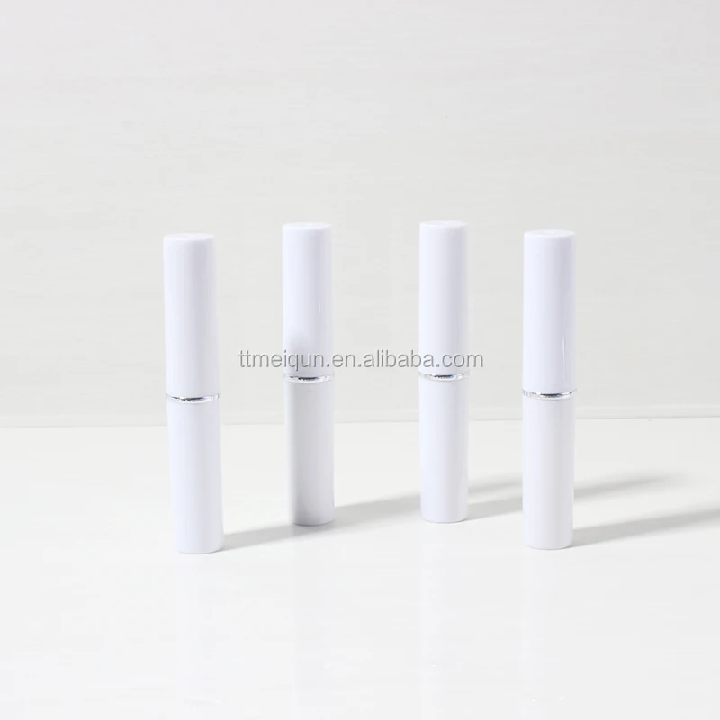 Small capacity white lipstick tube lip balm tube multi balm stick plastic lip gloss soft tube container